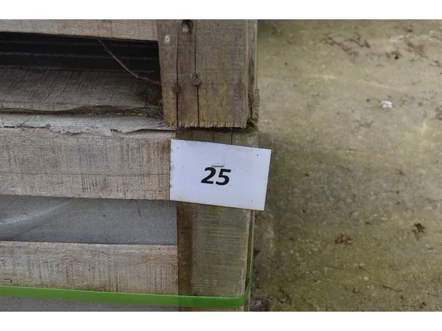 20 granieten platen gebrand en geborsteld met lijnen, 2 zijden afgewerkt grijs 220x30x3 (13,00m2) - afbeelding 2 van  7