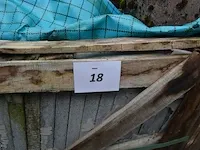 20 granieten platen gebrand en geborsteld met lijnen, 2 zijden afgewerkt grijs 220x60x3 (26,40m2) - afbeelding 2 van  7