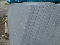 20 granieten platen gebrand en geborsteld met lijnen, 2 zijden afgewerkt grijs 220x60x3 (26,40m2) - afbeelding 6 van  7