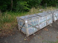 20 granieten platen met lijnen 2 zijden afgewerkt, grijs, afm. 220x60x3 - afbeelding 3 van  9