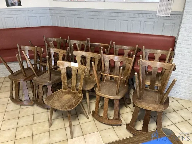 20 houten café stoelen - afbeelding 5 van  5