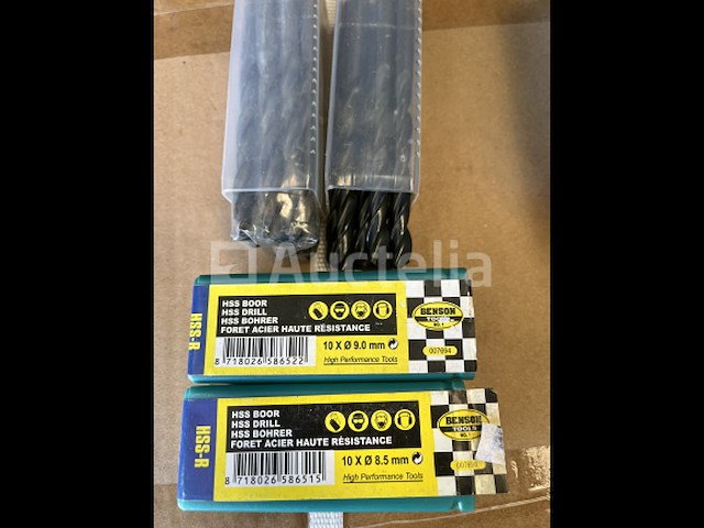 20 hss metaalboren 8,5 en 9 mm - afbeelding 2 van  2