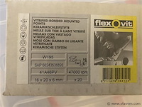 20 keramische slijpsteen op stift w195 - afbeelding 1 van  2