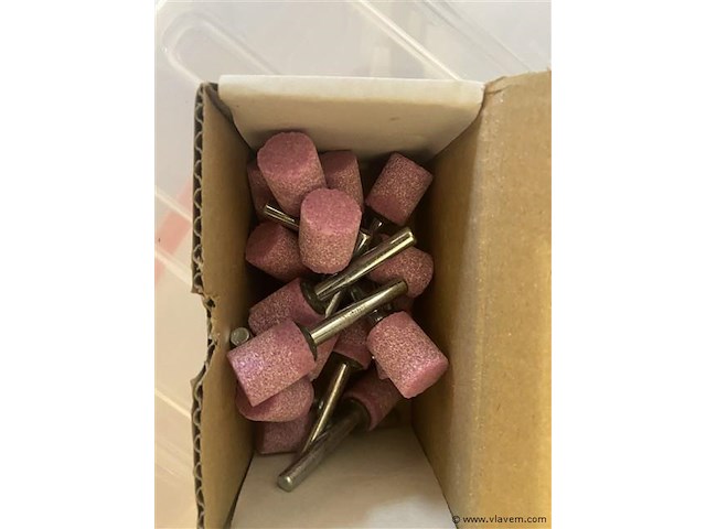 20 keramische slijpsteen op stift w195 - afbeelding 2 van  2