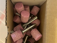 20 keramische slijpsteen op stift w195 - afbeelding 2 van  2