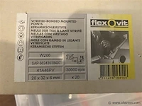 20 keramische slijpsteen op stift w206 merk flex-o-vit - afbeelding 1 van  2