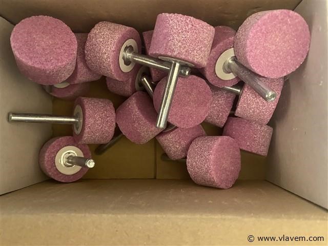 20 keramische slijpsteen op stift w228 - afbeelding 2 van  2