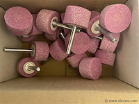 20 keramische slijpsteen op stift w228 - afbeelding 2 van  2