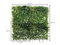 20 m² kunsthaag evergreen - 100 x 100 cm - afbeelding 7 van  8