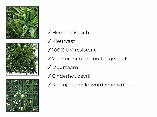 20 m² kunsthaag forest - 100 x 100 cm - afbeelding 8 van  8