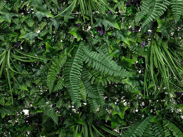 20 m² kunsthaag jungle - 100 x 100 cm - afbeelding 3 van  7