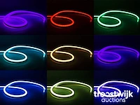 20 meter 8w/m smd neon led strip waterdicht rgb bluetooth - afbeelding 3 van  5