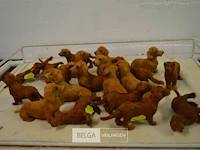 ±20 mini hondjes met echt haar - afbeelding 1 van  4