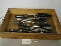 ±20 platte schroevendraaiers chrome - afbeelding 1 van  3