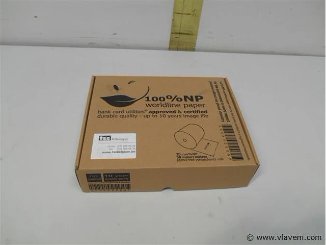 20 rollen 30m worldline paper - afbeelding 1 van  1