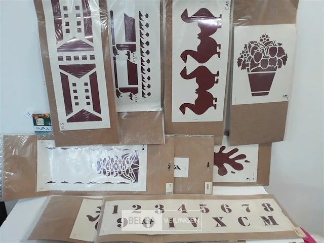 20 sjablonen mix 20 assorti - afbeelding 3 van  3
