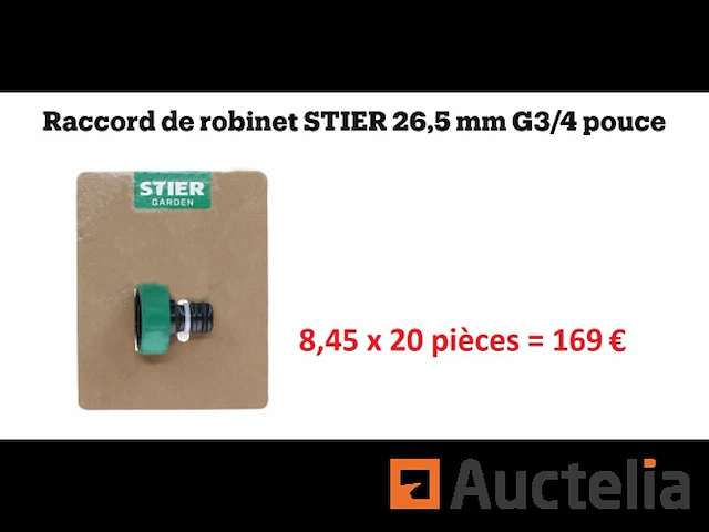 20 stier 26,5 mm g3/4 inch kraanbeslag - afbeelding 1 van  3