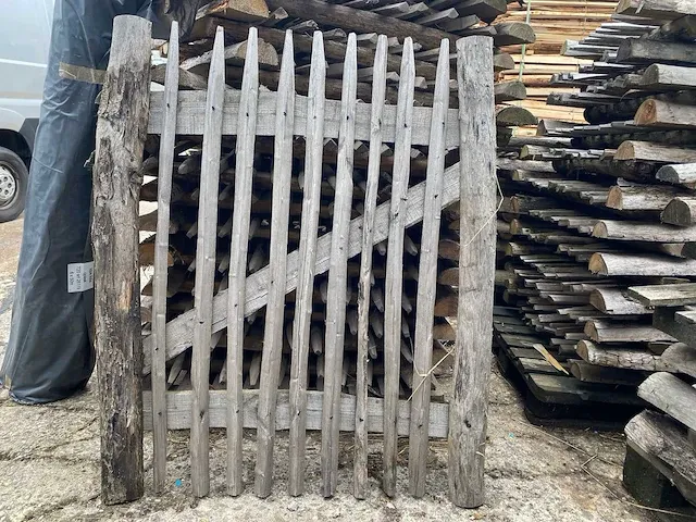 20 stuks kastanje poort 120cmh x 100cmb - afbeelding 1 van  2