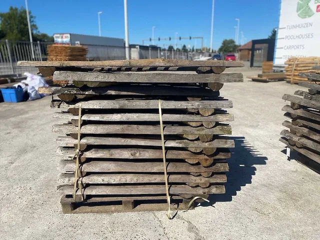 20 stuks kastanje poort 120cmh x 100cmb - afbeelding 2 van  2