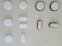 20 x 12w 3000k opbouw led panelen ovaal waterdicht brandwerend - afbeelding 5 van  7