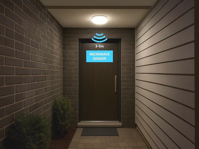 20 x 12w 4000k opbouw led panelen waterdicht brandwerend met sensor - afbeelding 2 van  7