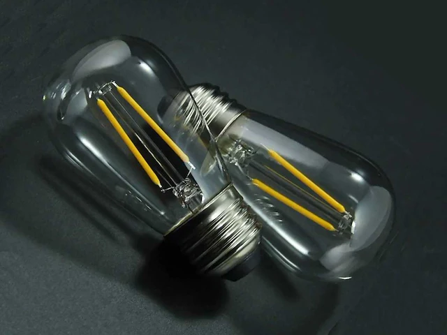 20 x 2w e27 s14 filament plastic shockproof led bulb 2700k - afbeelding 5 van  8