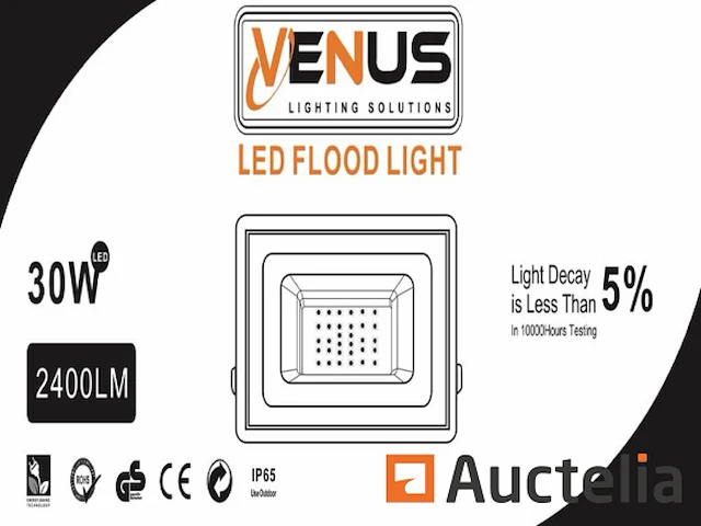 20 x 30w led breedstraler - 6500k koud wit - afbeelding 1 van  4