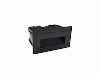 20 x 3w smd led waterdicht inbouw muur & trap verlichting zand zwart - afbeelding 2 van  8