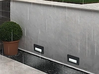 20 x 3w smd led waterdicht inbouw muur & trap verlichting zand zwart - afbeelding 4 van  8