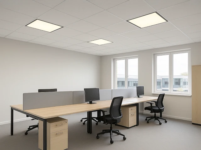 20 x 40w 4000k 60x60 smd led inbouw backlit panelen zwart frame - afbeelding 3 van  9