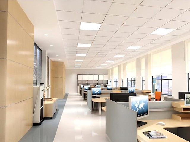 20 x 40w 4000k 60x60 smd led inbouw backlit panelen zwart frame - afbeelding 2 van  9