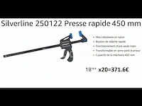 20 x 450 mm hogesnelheidspersen - afbeelding 1 van  1