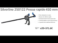 20 x 450 mm hogesnelheidspersen