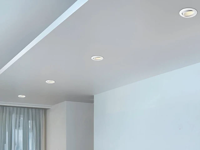 20 x 4.9w smd led inbouwspot 3000k mat wit met lens - afbeelding 3 van  4