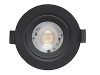 20 x 4.9w smd led inbouwspot 3000k zwart met lens - afbeelding 5 van  7