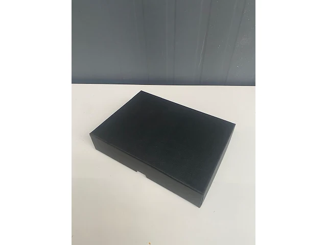 20 x doosjes - geschenkdoosjes - zwart - 21,5 x 15,5 x 4,5 cm. - hard karton - afbeelding 3 van  3