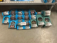 20 x dozen tapbouten met moer; spaanplaatschroeven - afbeelding 1 van  9