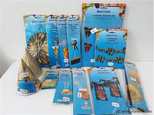 20 x feestartikels assorti - afbeelding 1 van  2