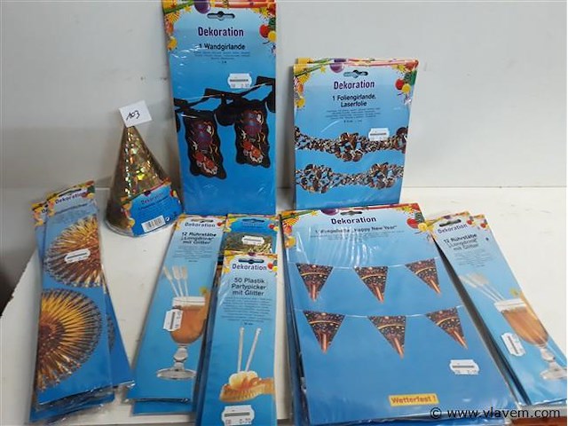 20 x feestartikels assorti - afbeelding 1 van  2
