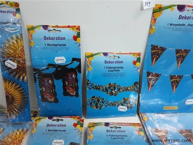 20 x feestdecoratie 4 assorti - afbeelding 2 van  2