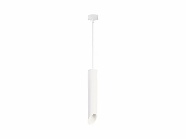 20 x gu10 decoratief hanglamp cilinder zand wit 30cm - afbeelding 1 van  2