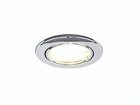 20 x gu10 inbouw armatuur chroom met lamphouder - afbeelding 2 van  9