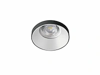 20 x gu10 inbouw armatuur wit en zwart met lamphouder - afbeelding 1 van  5