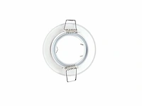 20 x gu10 inbouw armatuur zand wit met lamphouder - afbeelding 4 van  7