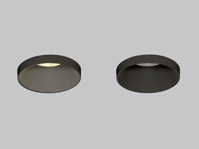 20 x gu10 inbouw armatuur zwart met lamphouder - afbeelding 1 van  8