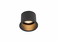 20 x gu10 inbouw armatuur zwart met lamphouder - afbeelding 1 van  5