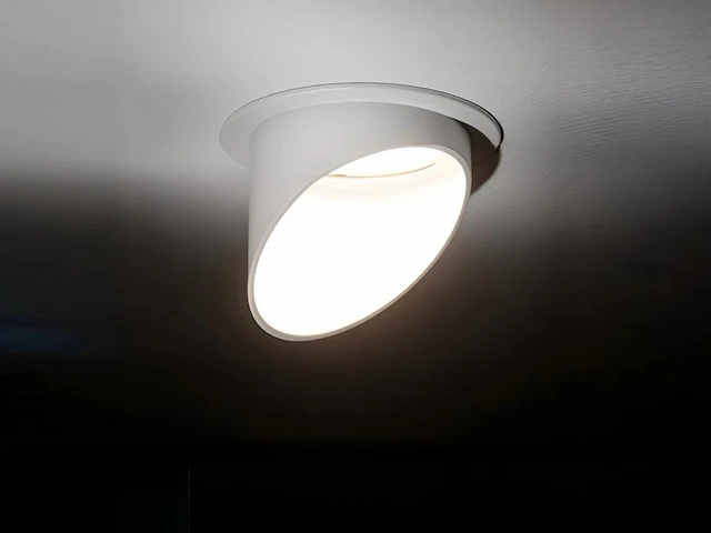 20 x gu10 inbouw design armatuur cilinder zand wit met lamphouder - afbeelding 2 van  5