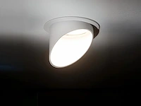 20 x gu10 inbouw design armatuur cilinder zand wit met lamphouder - afbeelding 2 van  5