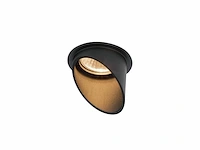 20 x gu10 inbouw design armatuur zwart met lamphouder - afbeelding 3 van  6