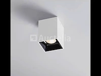 20 x gu10 opbouwframe - kubus - vierkant - wit en zwart - afbeelding 1 van  3